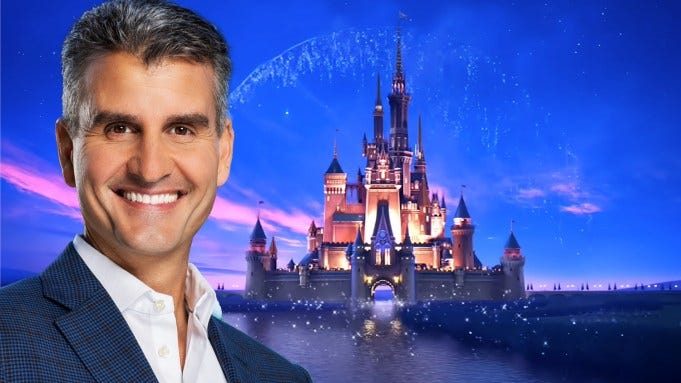 Josh D’Amaro and Disney imagery from the original Leisure Notes article