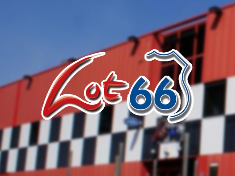 Lot66 sign on the exterior of the leisure venue